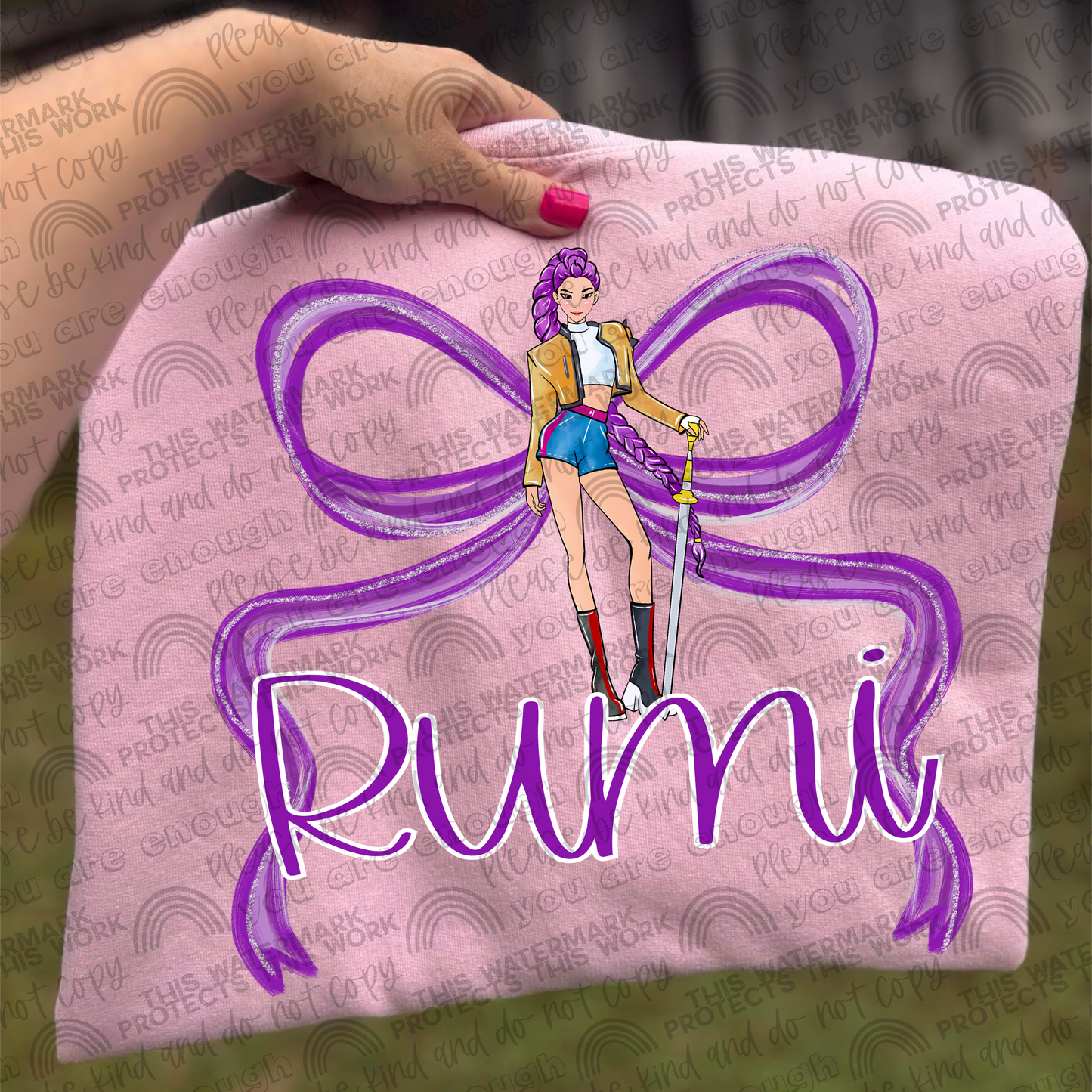 KPDH Rumi How It’s Done Bow PNG File