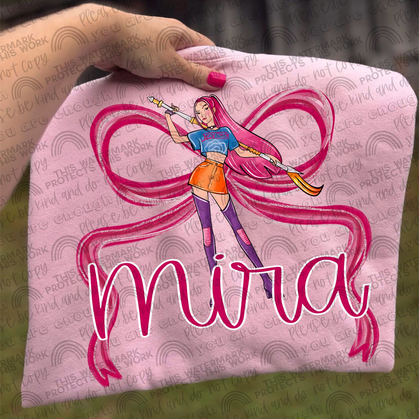 KPDH Mira How It’s Done Bow PNG File