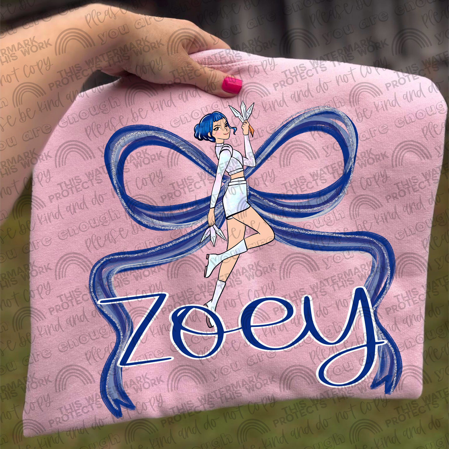 KPDH Zoey What It Sounds Like Bow PNG File