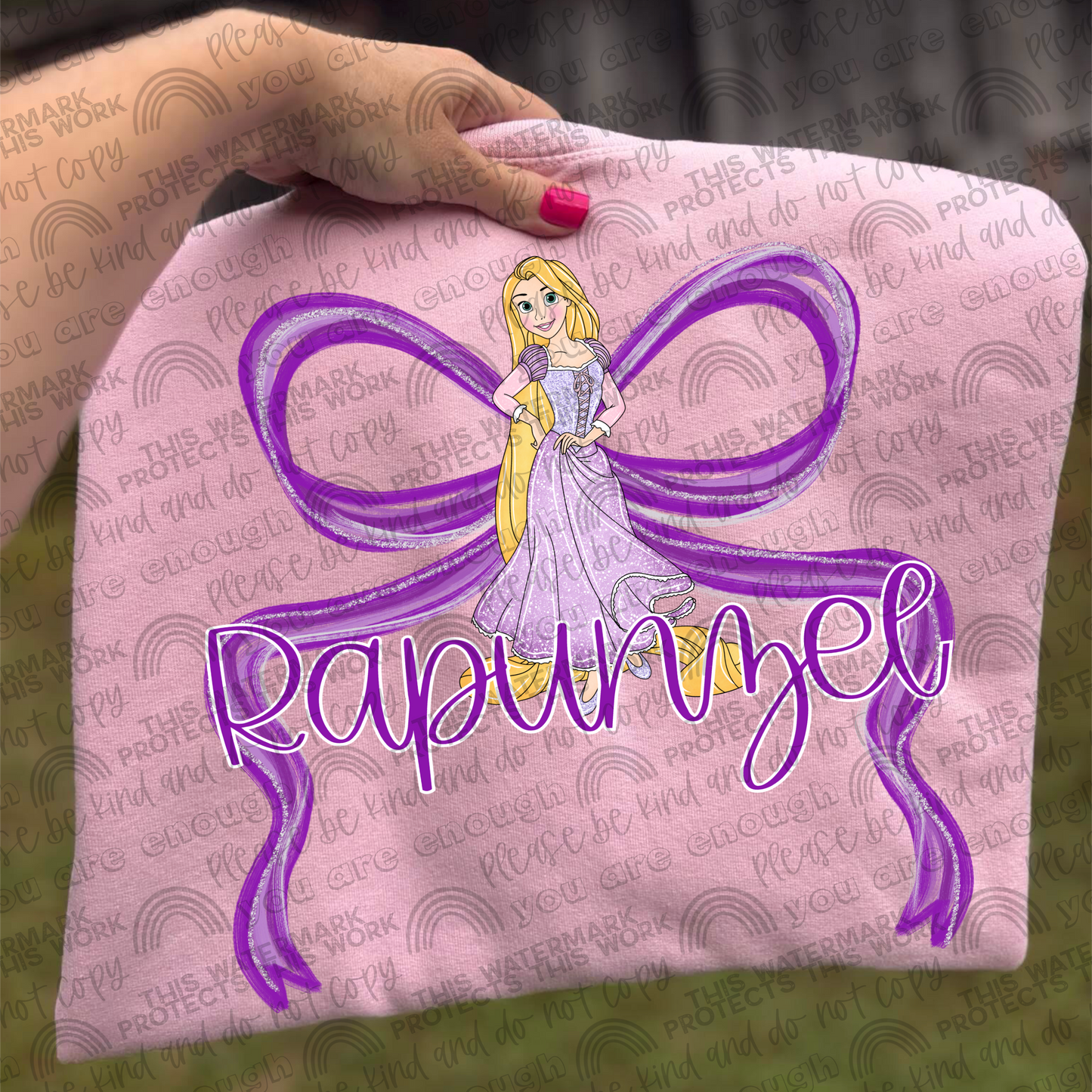 Rapunzel Bow PNG File