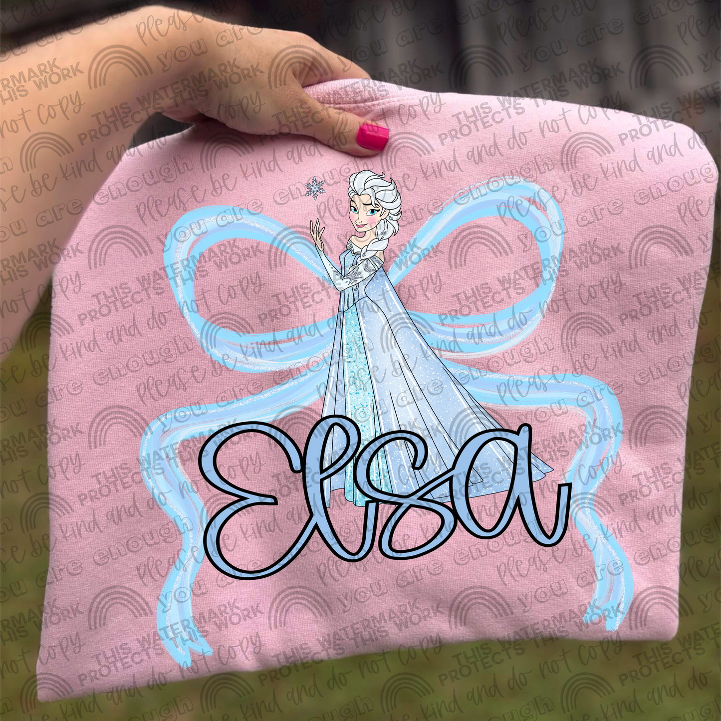 Elsa Bow PNG File