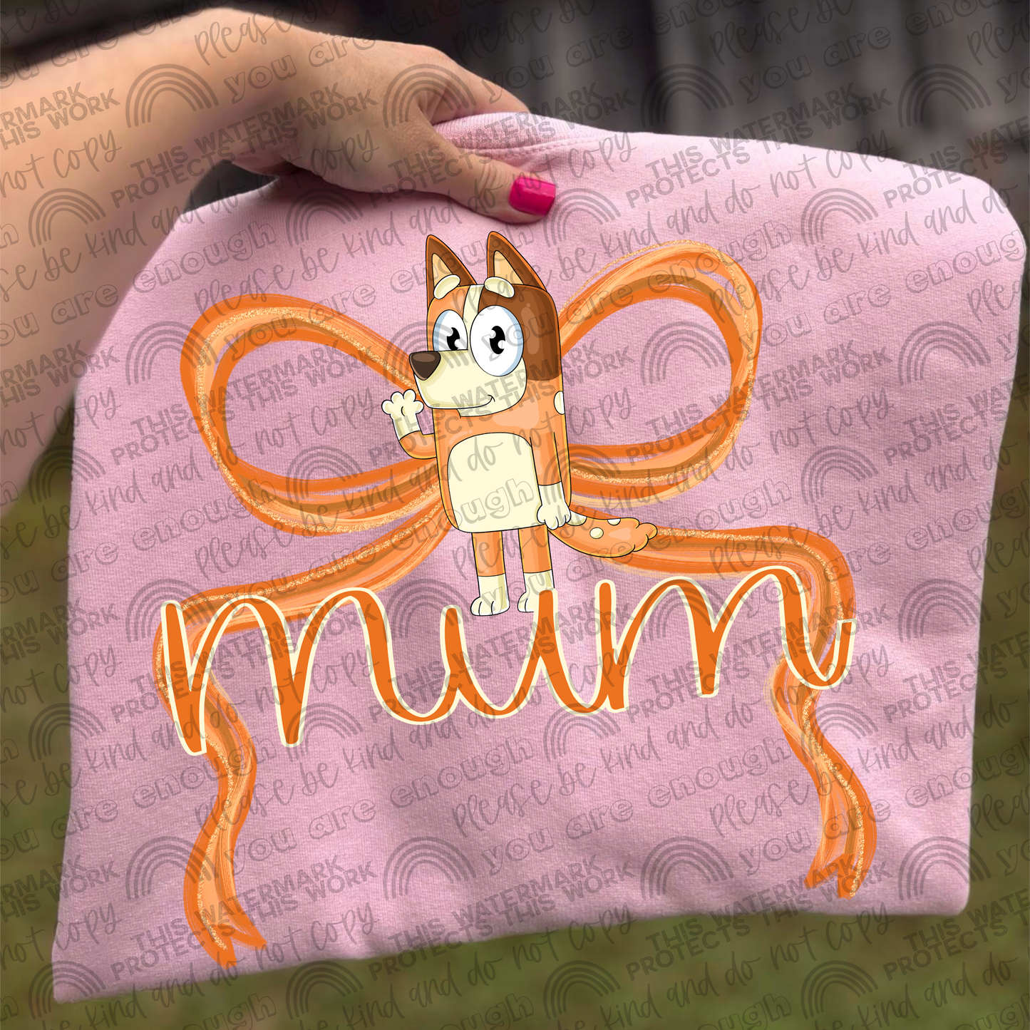 Mum Bow PNG File