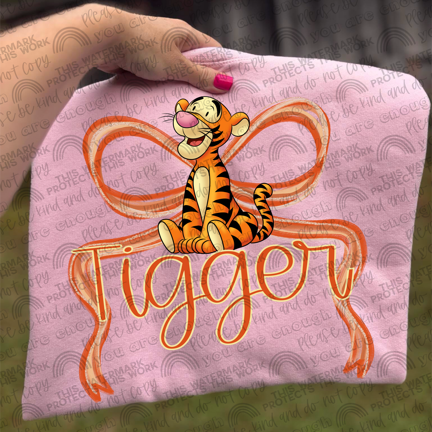 Tigger Bow PNG File