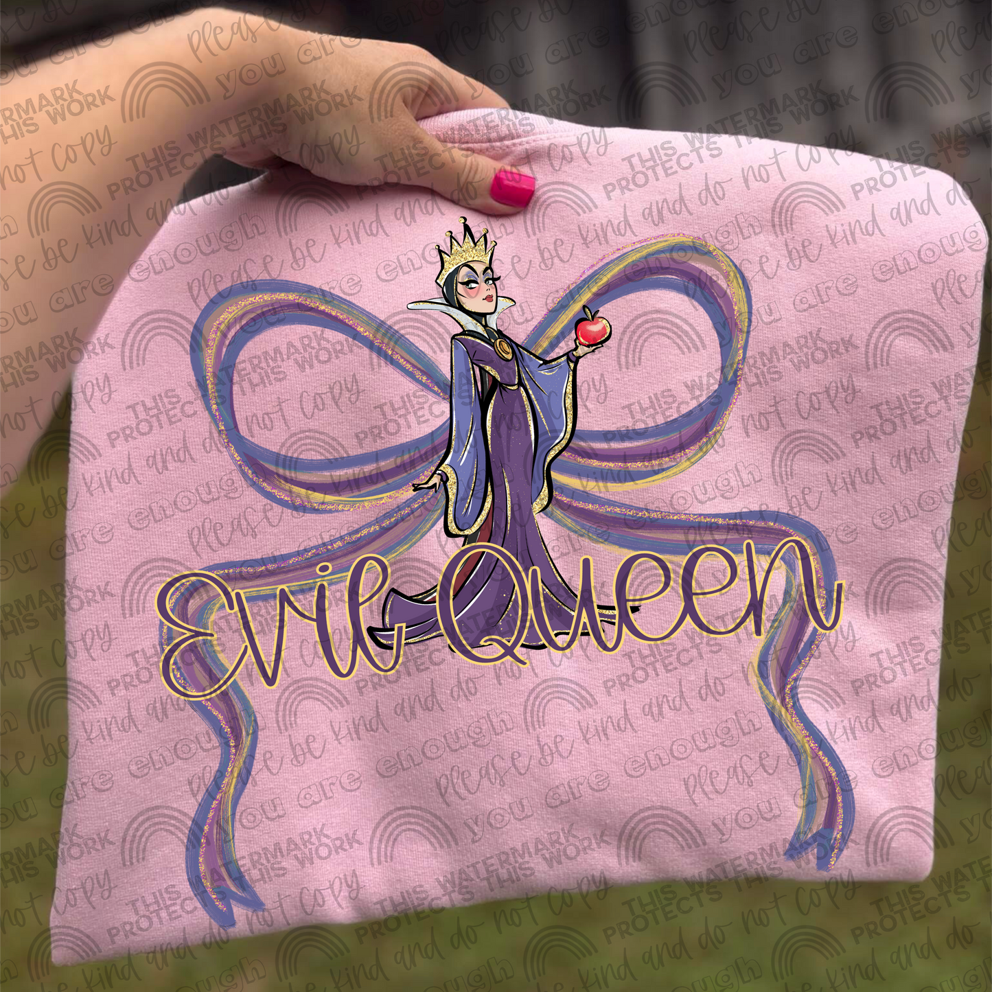 Evil Queen Bow PNG File