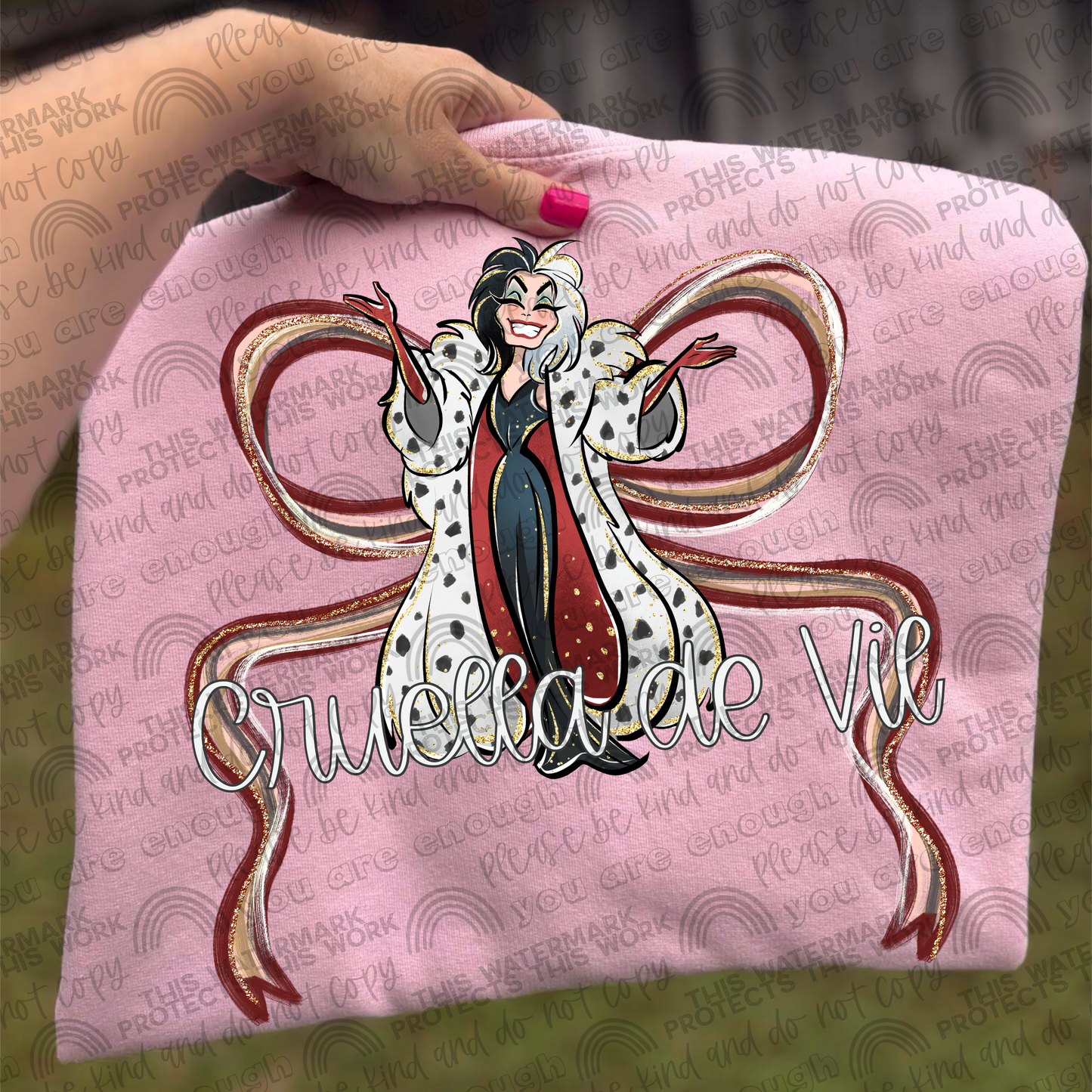 Cruella Bow PNG File