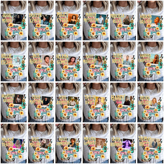 Music Artists Song Tapes Bundle- 46 PNG Files