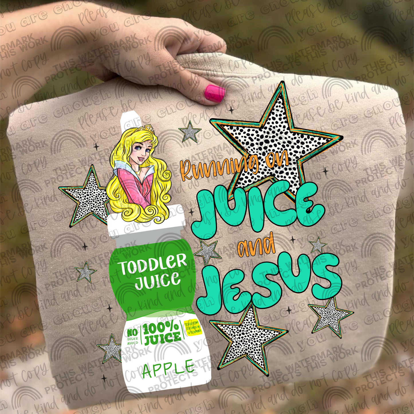 Aurora Running On Juice & Jesus PNG File