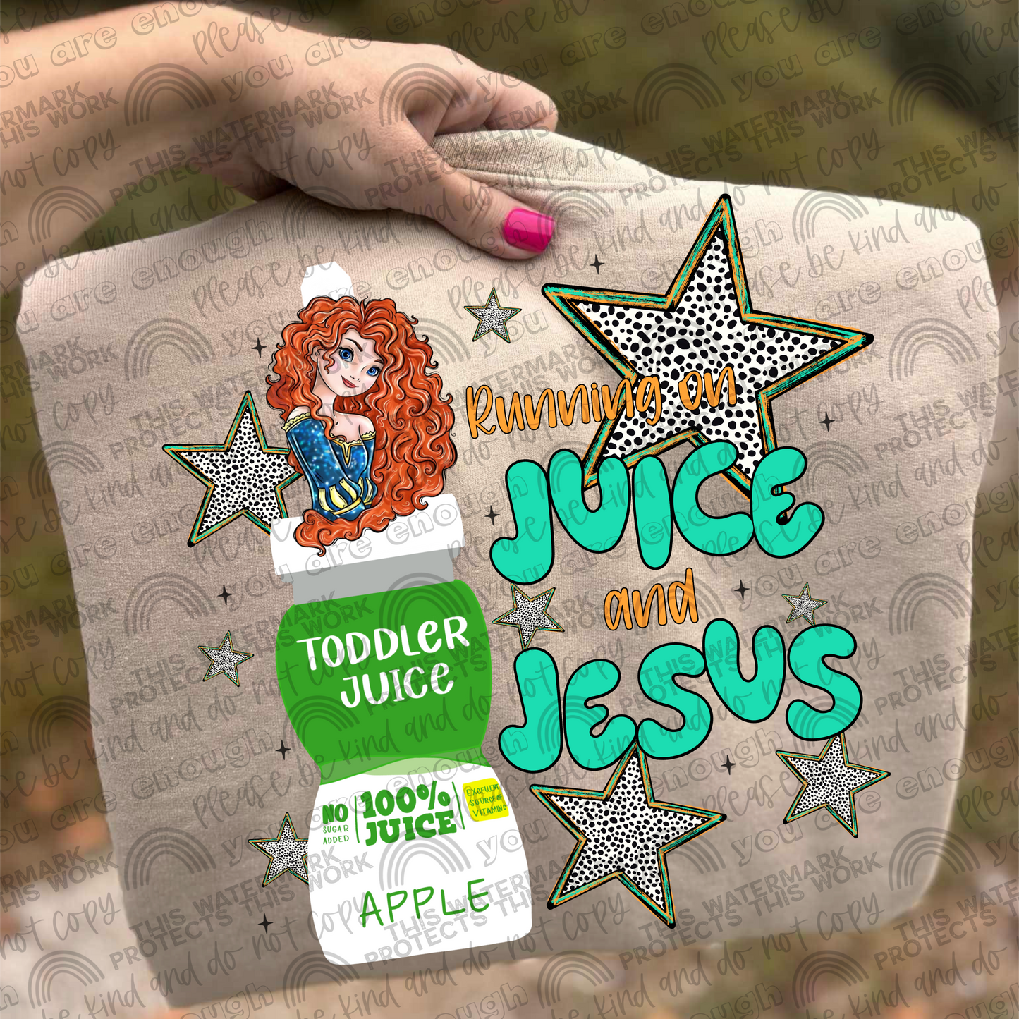 Merida Running On Juice & Jesus PNG File