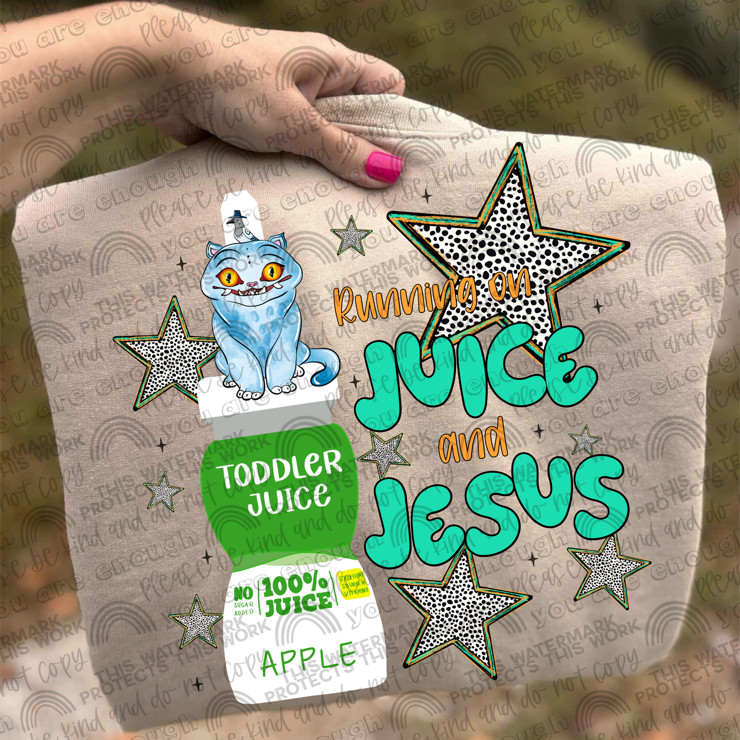 Derpy Running On Juice & Jesus PNG File