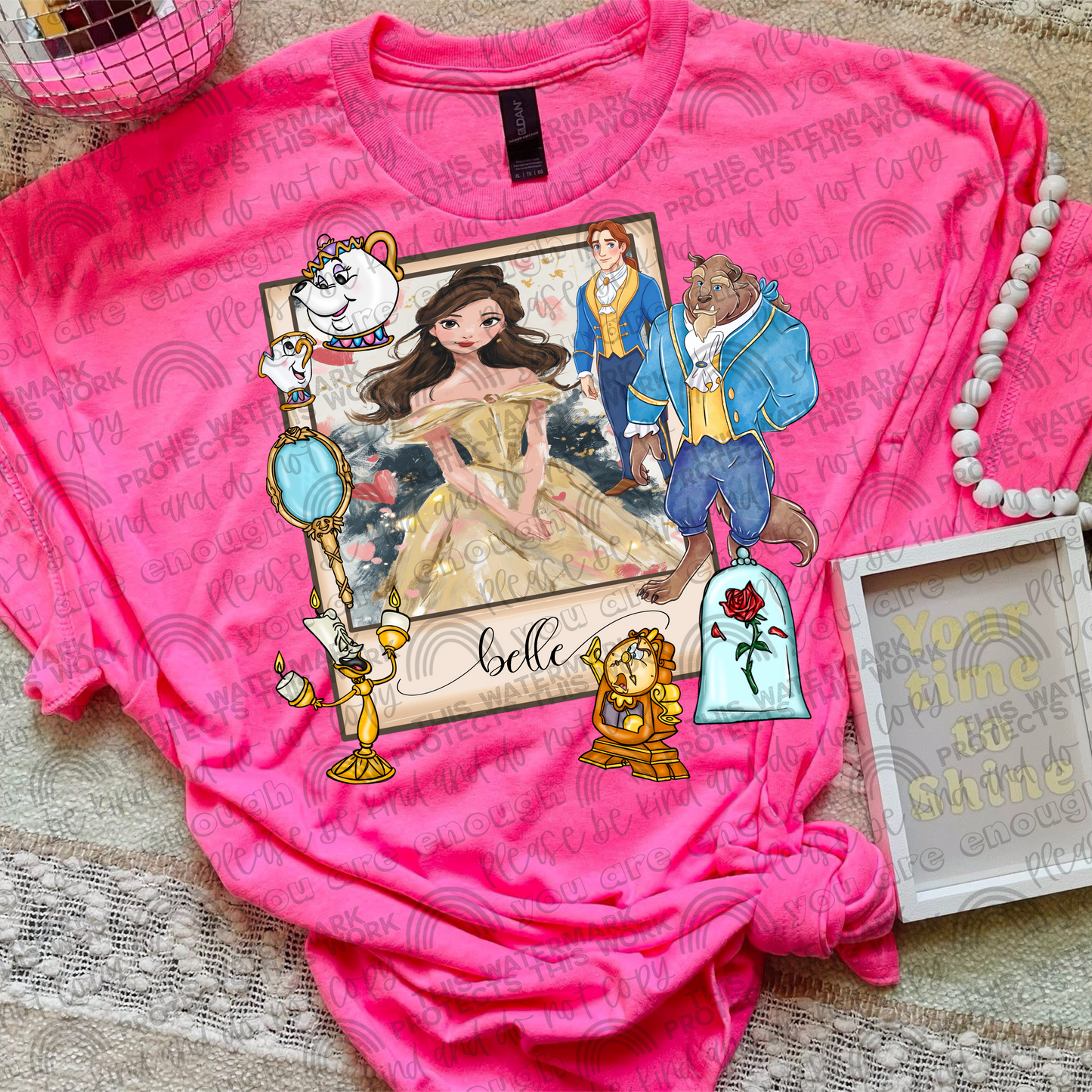 Belle Photo Collage PNG File