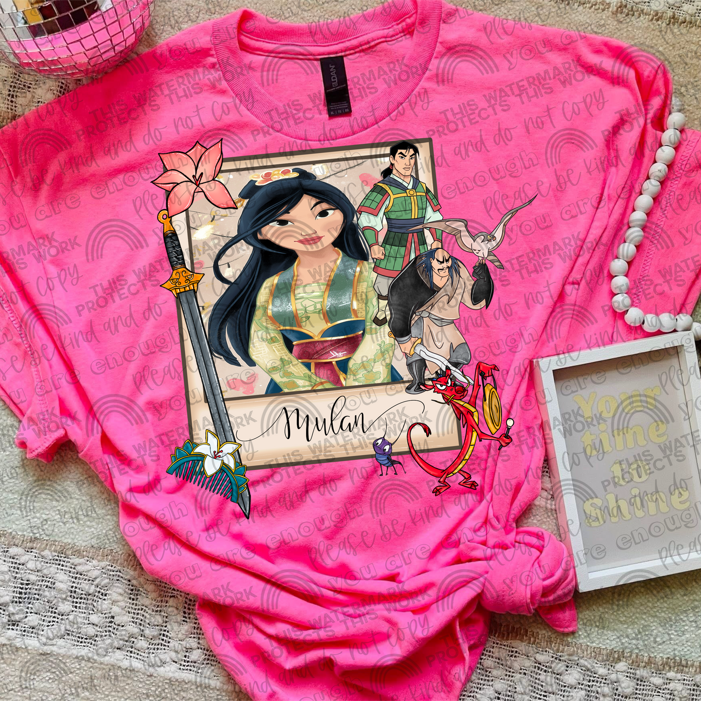 Mulan Photo Collage PNG File