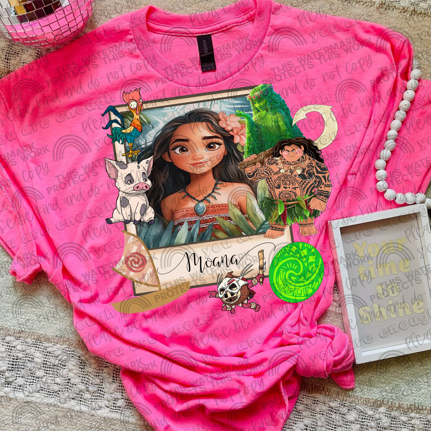 Moana Photo Collage PNG File