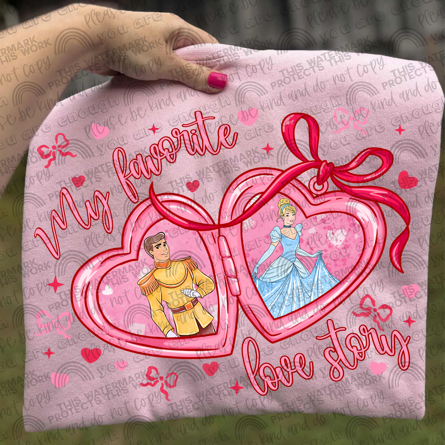 Cinderella Locket My Favorite Love Story PNG File
