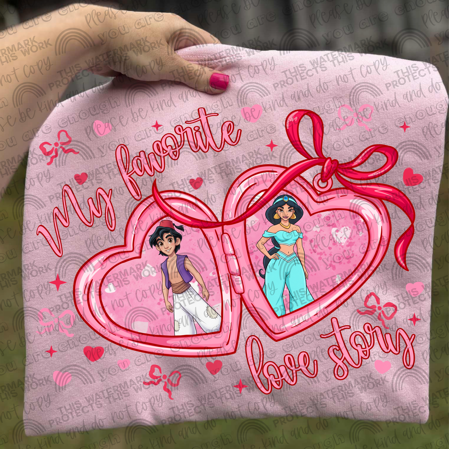 Jasmine Locket My Favorite Love Story PNG File