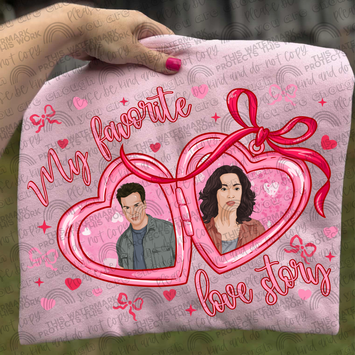 Keith & Karen Locket My Favorite Love Story PNG File