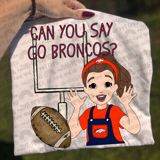 Broncos Bundle- 7 PNG Files