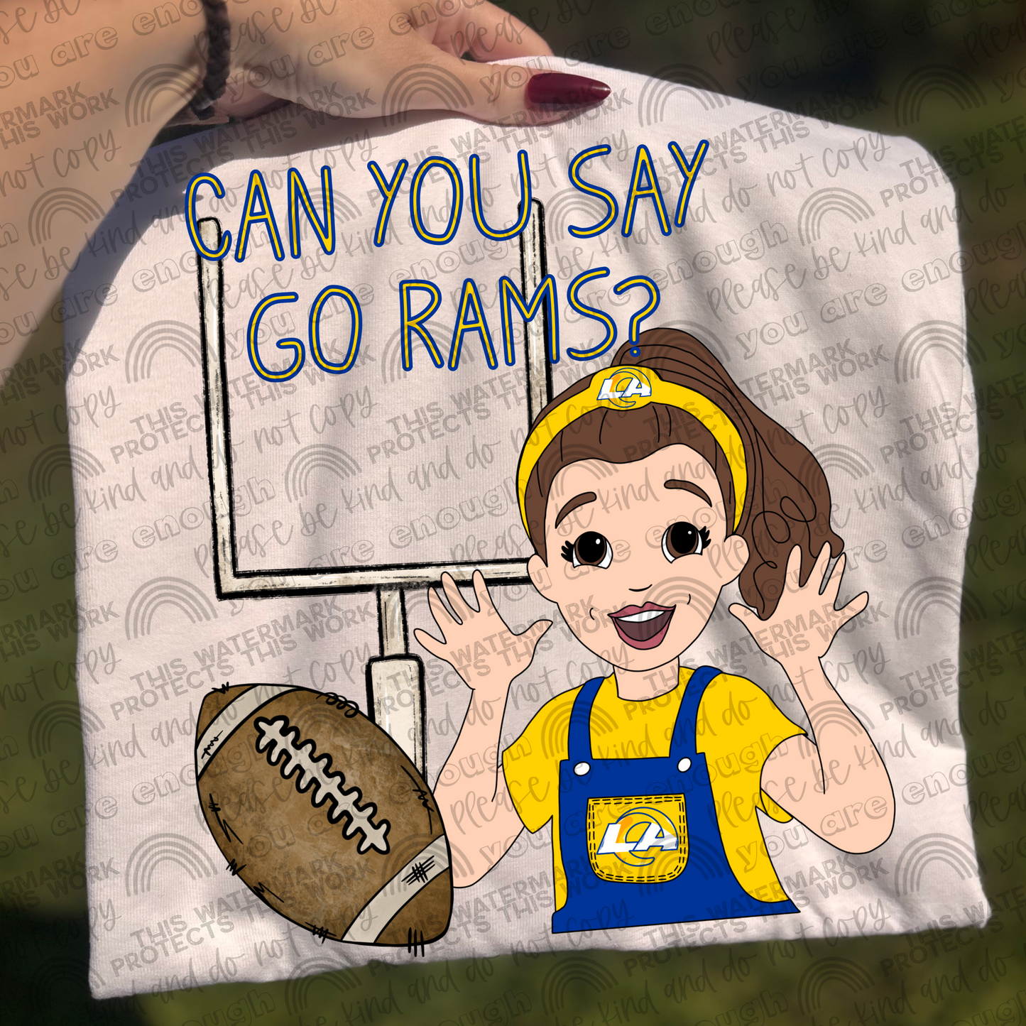 Can You Say Go Rams Ms Rachel PNG File
