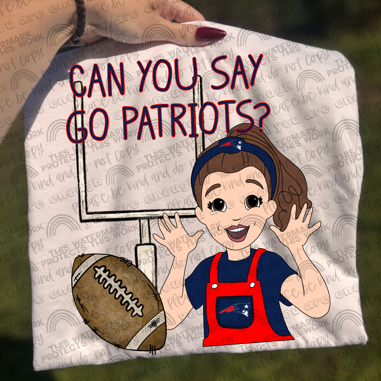 Can You Say Go Patriots Ms Rachel PNG File