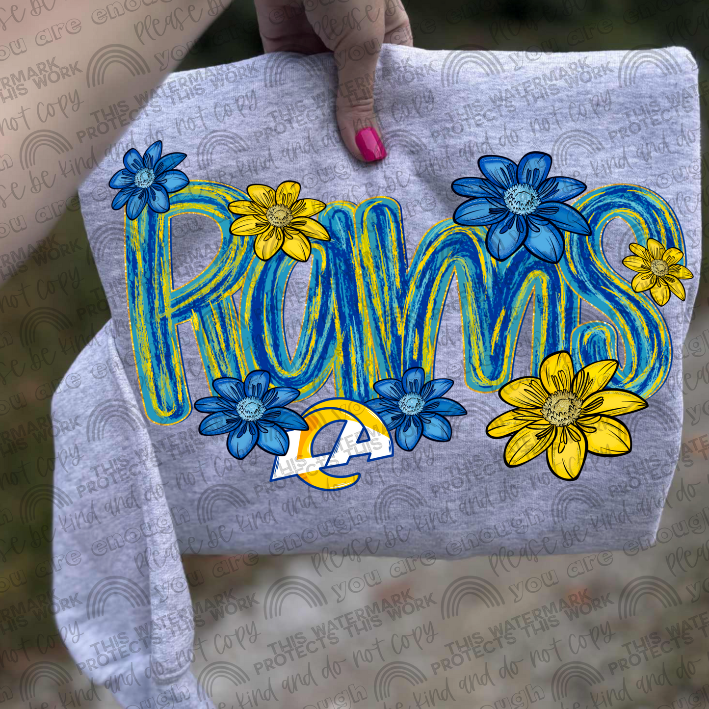 Rams Flowers PNG File