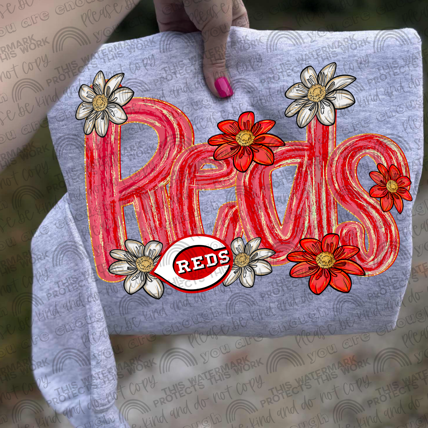 Reds Flowers PNG File