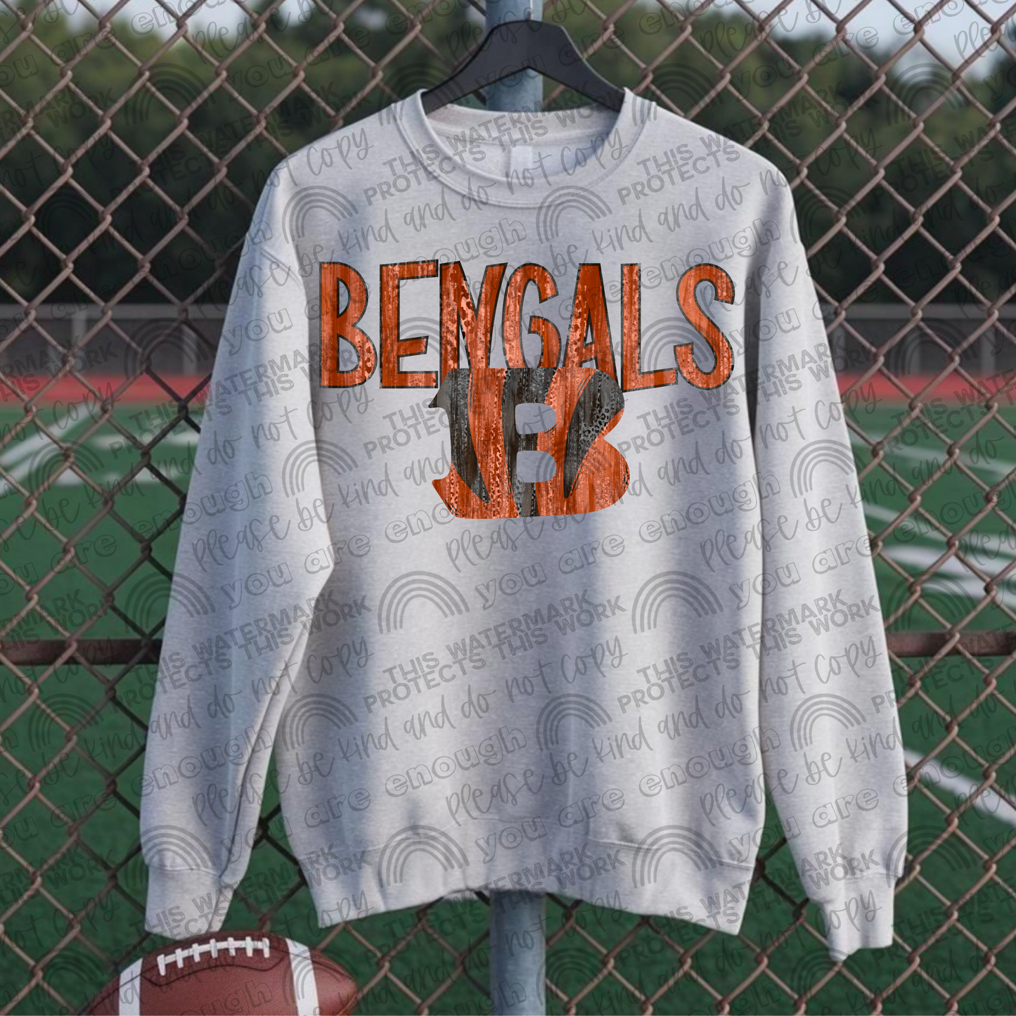 Bengals Leopard Shimmer PNG File