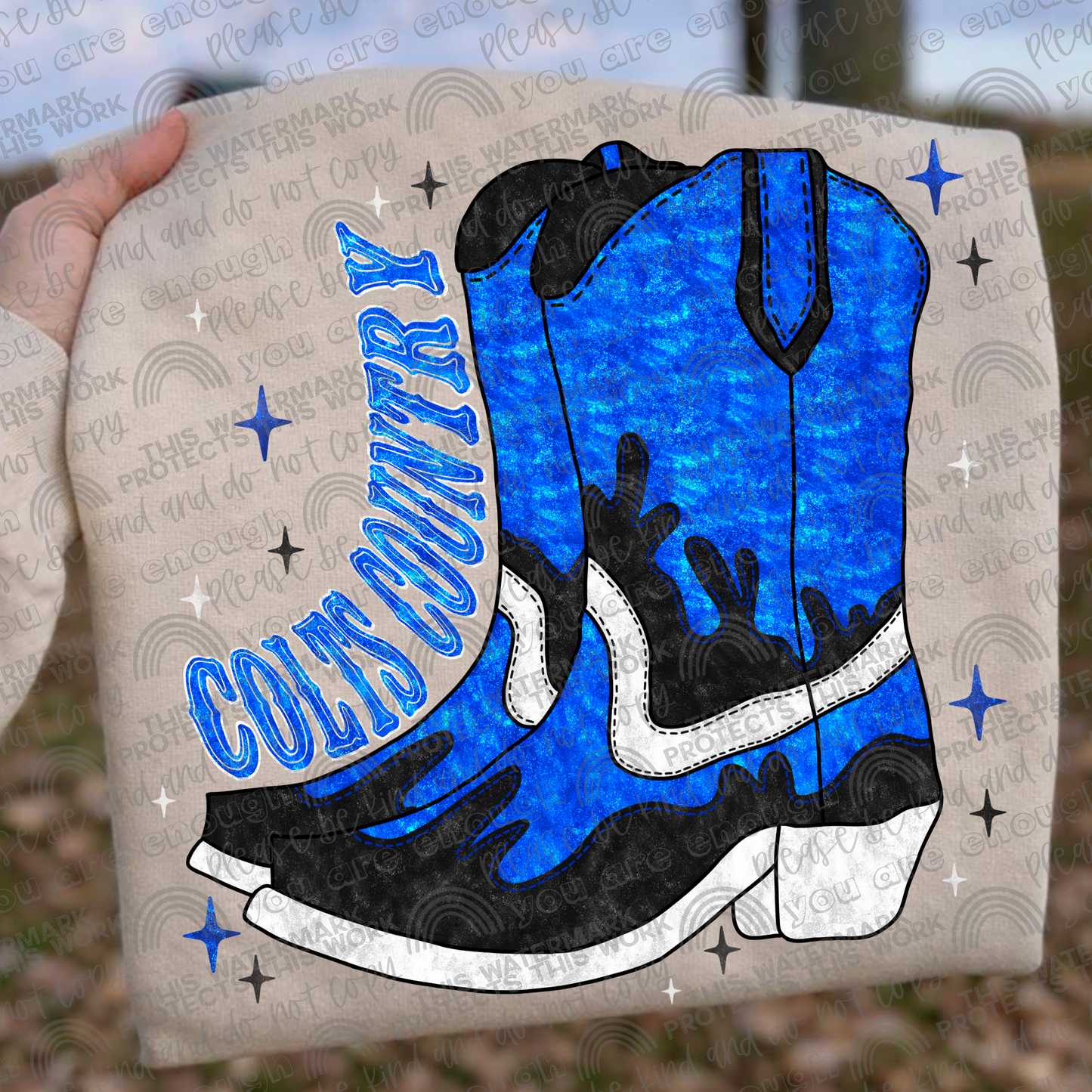 Colts Country Boots PNG File