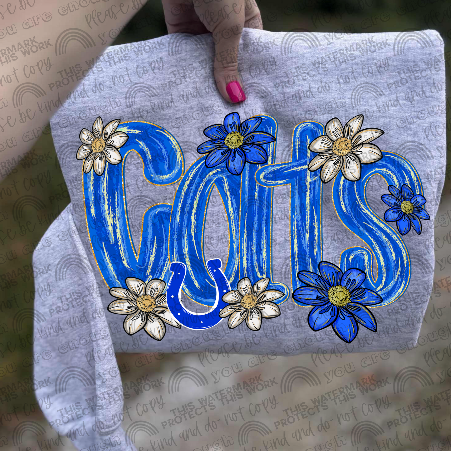 Colts Flowers PNG File