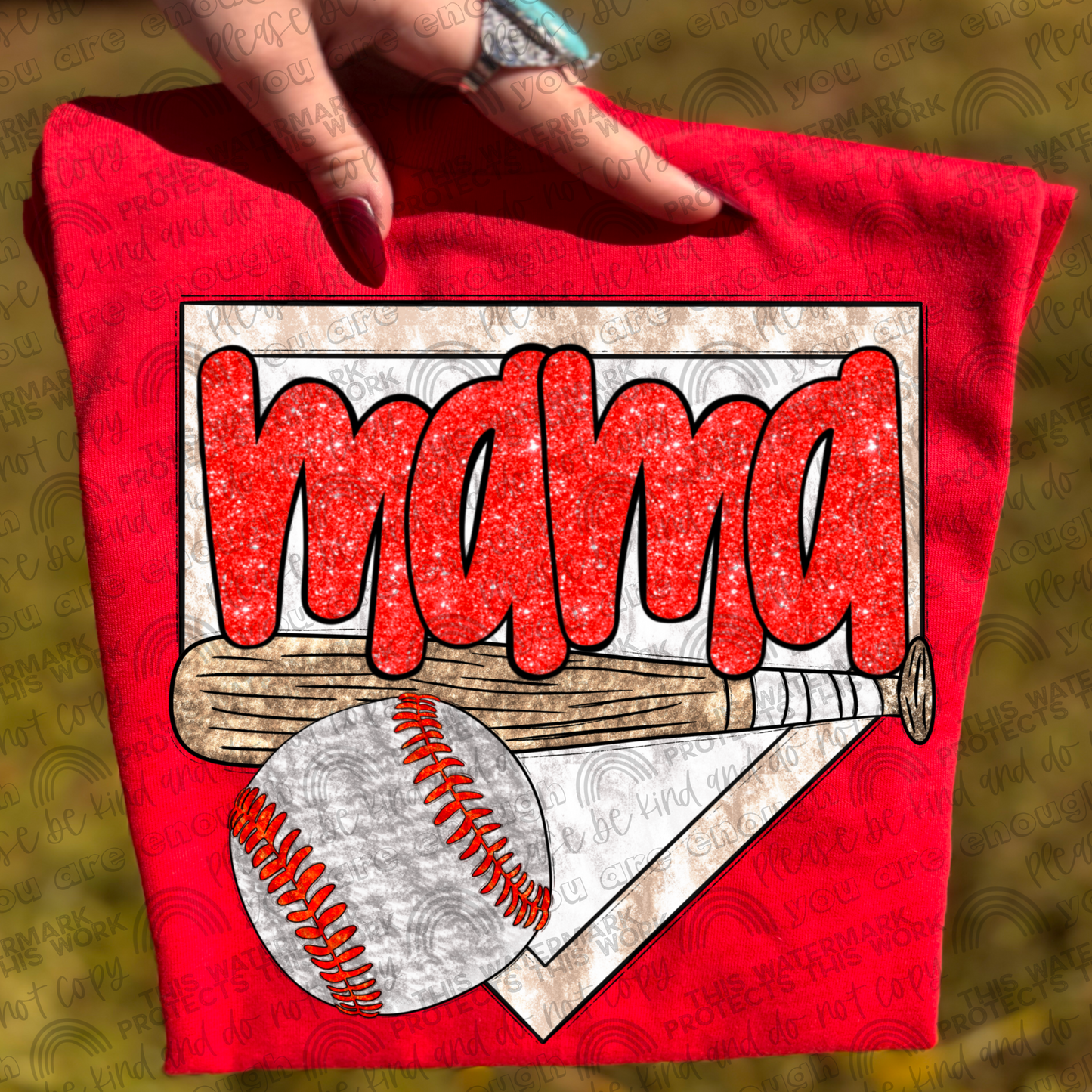 Baseball Mama PNG File