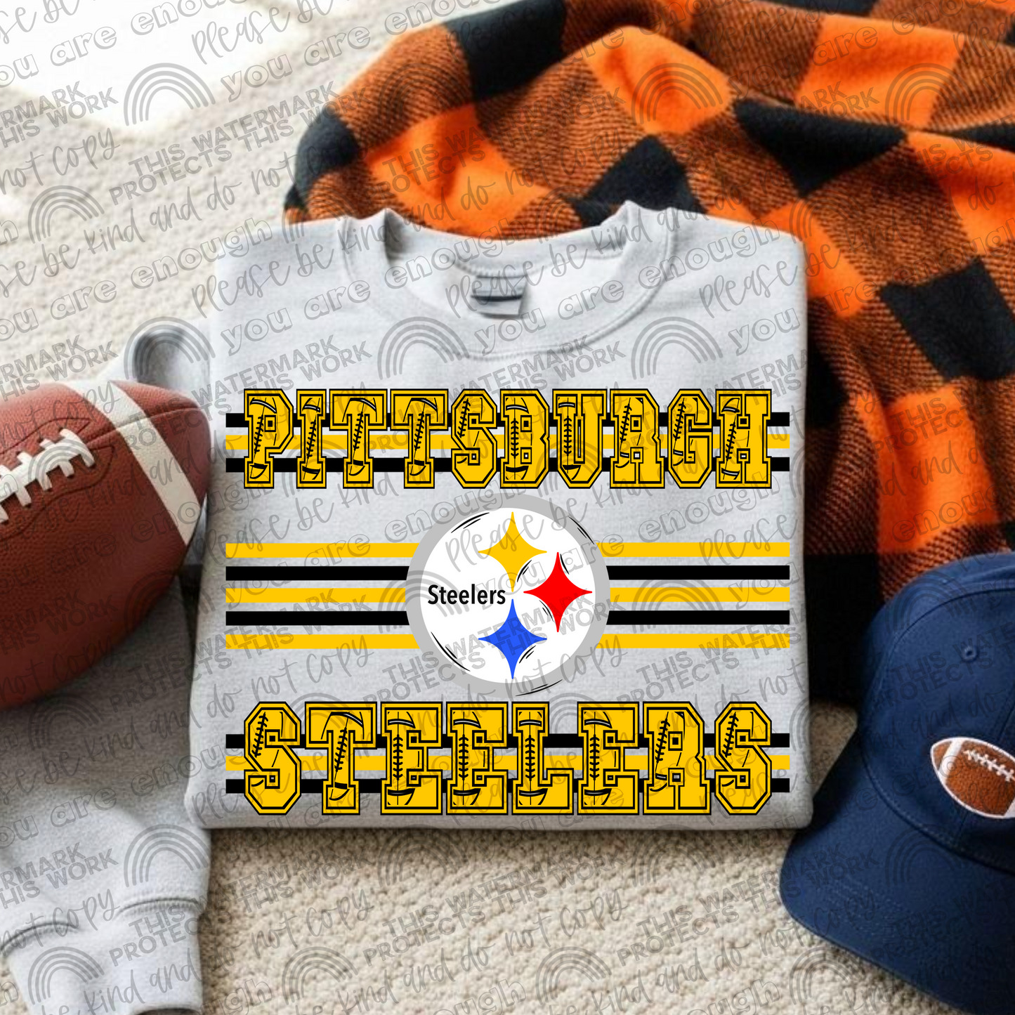 Steelers Stripes PNG File