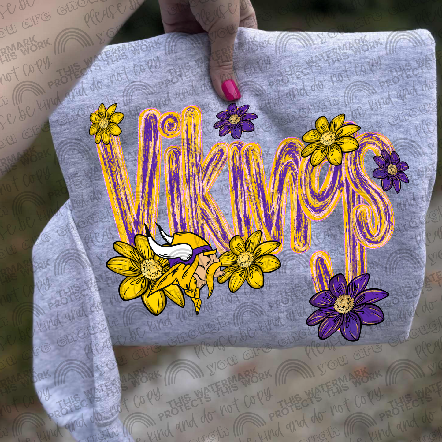 Vikings Flowers PNG File