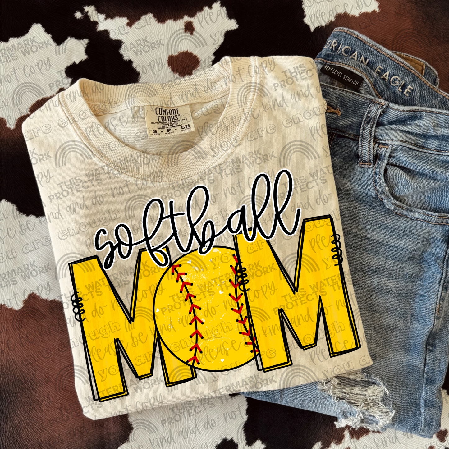 Softball Mom PNG File