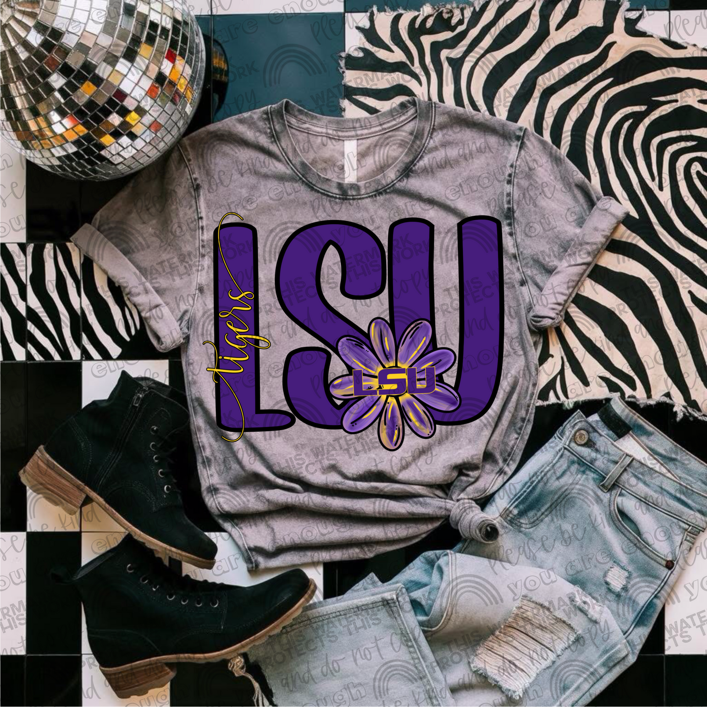 LSU Letter PNG File