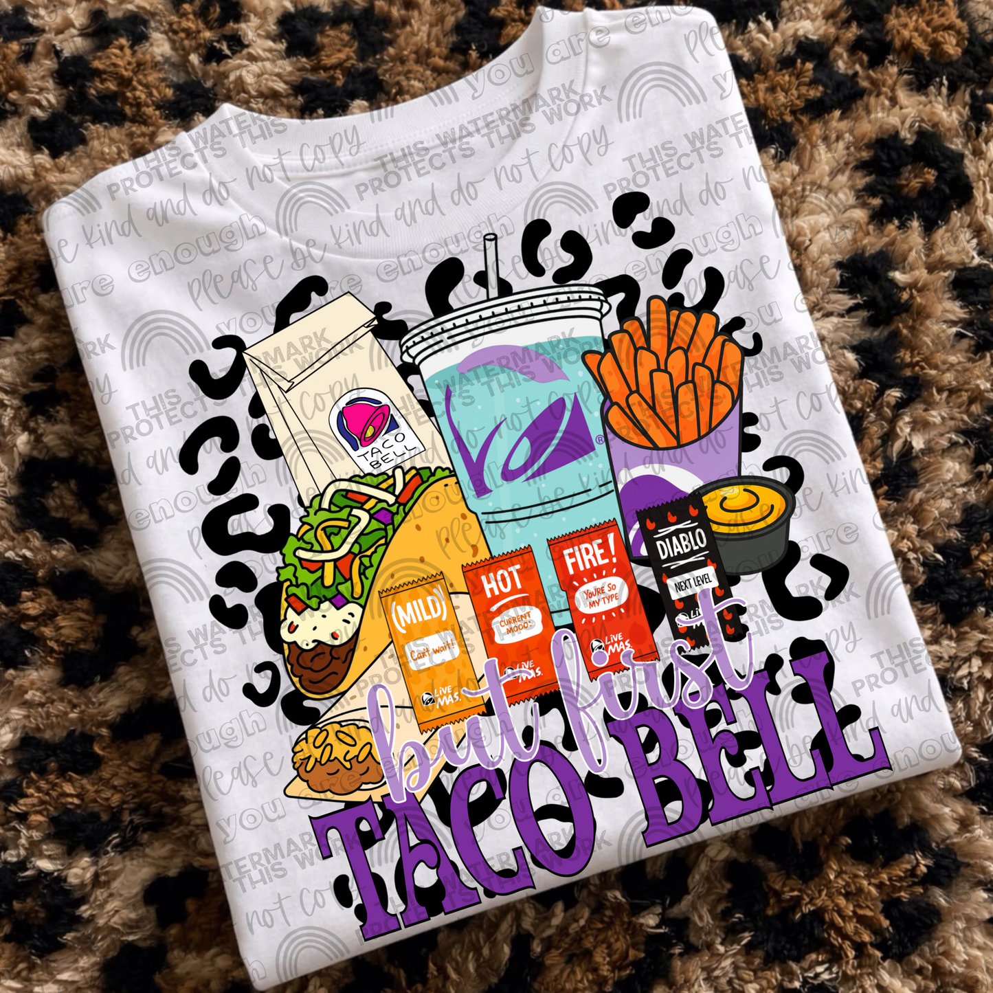 But First Taco Bell PNG File