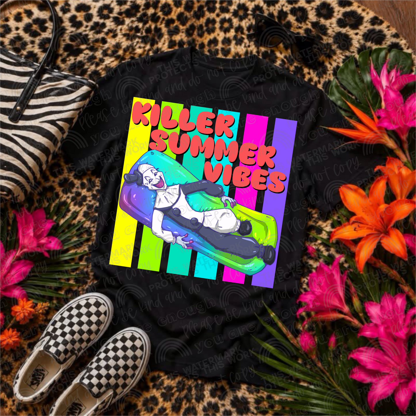 Killer Summer Vibes Art PNG File