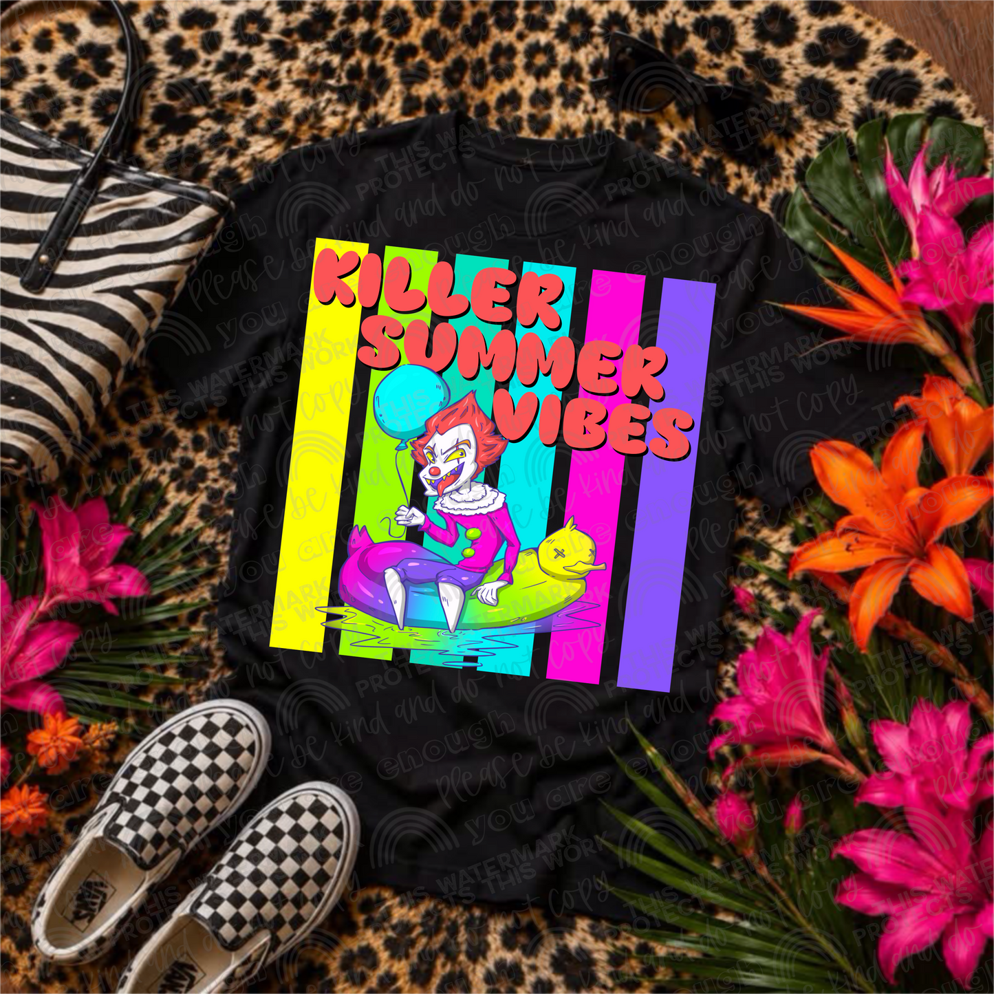 Killer Summer Vibes Pennywise PNG File