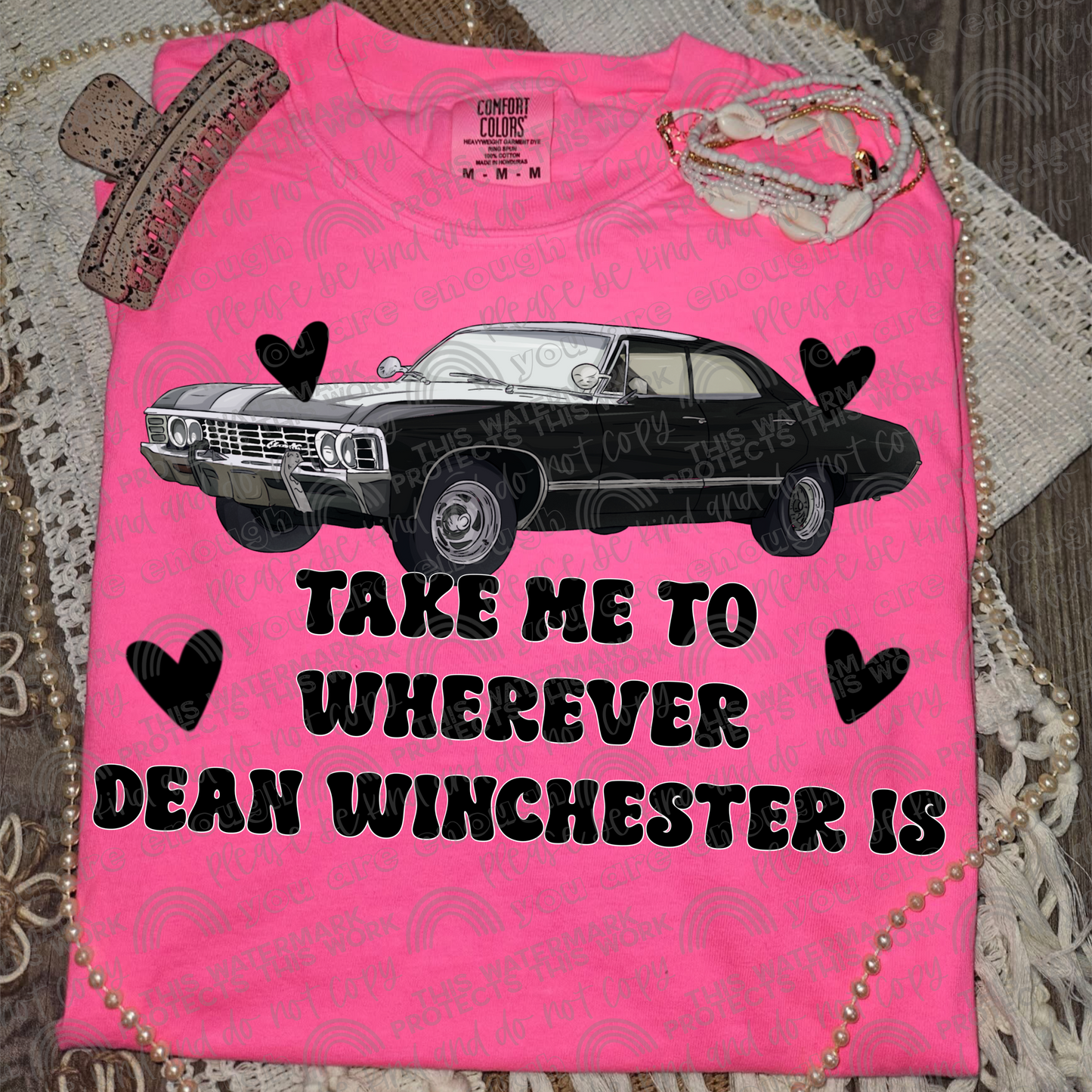 Take Me To Wherever Dean Winchester Is PNG File