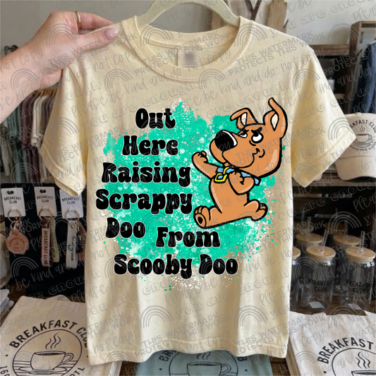 Out Here Raising Scrappy & Definitely Scrappy- 2 PNG Files