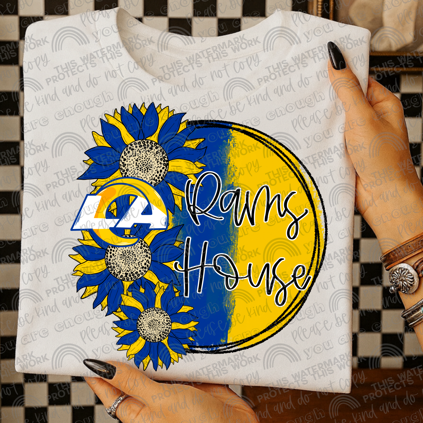 Rams House Sunflowers with Sleeve- 2 PNG Files