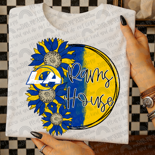 Rams House Sunflowers with Sleeve- 2 PNG Files