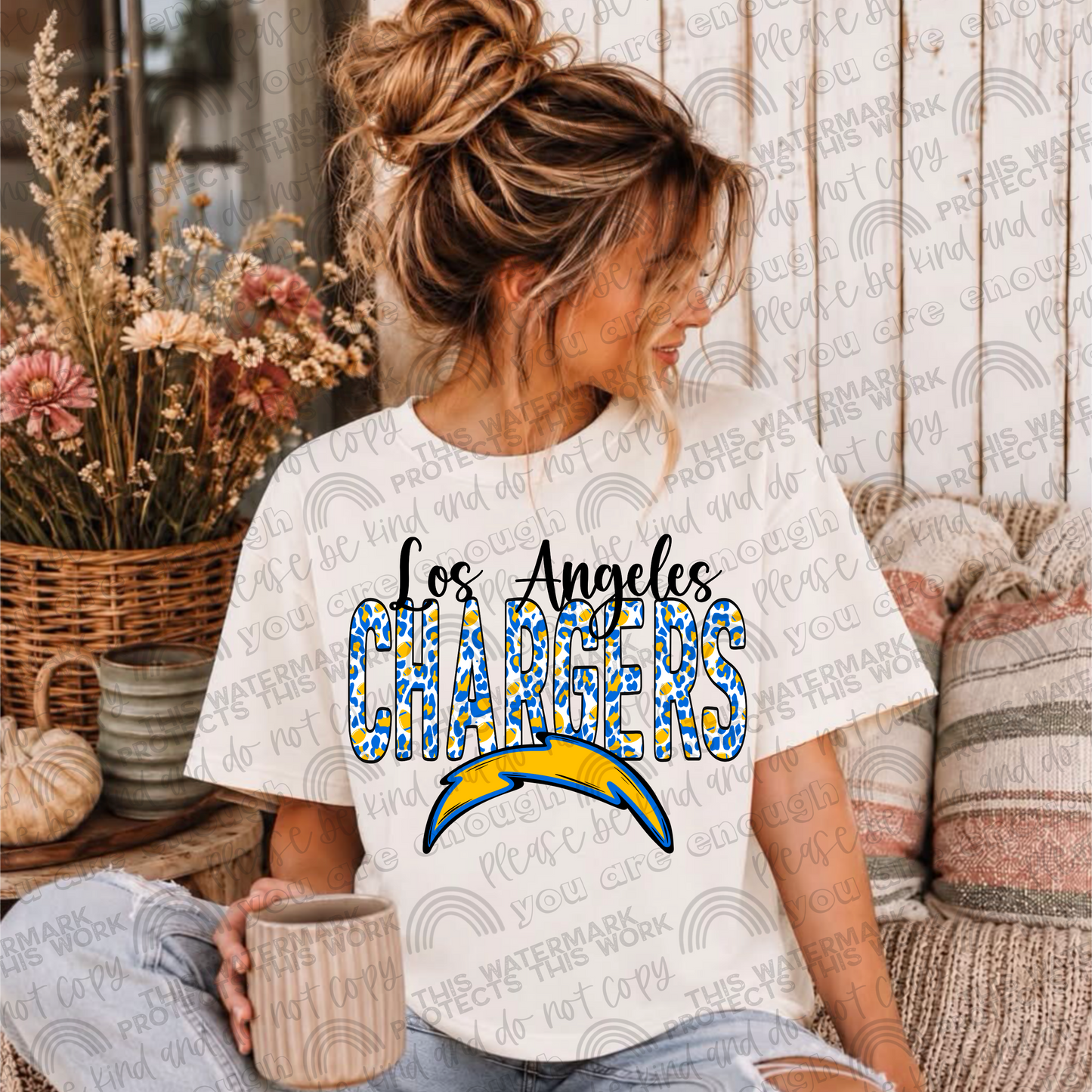 Chargers Leopard PNG File