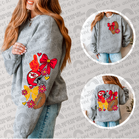 Chiefs Bows with Pocket and Sleeve- 3 PNG Files