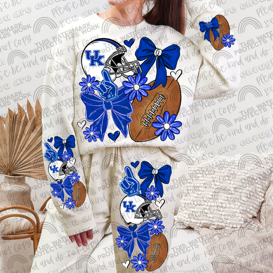 S E C Football Bows Bundle with Matching Sleeves and Pockets- 16 Teams- 48 PNG Files