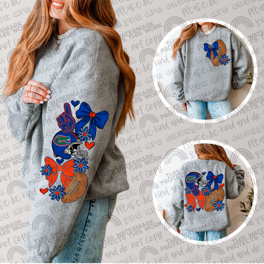 Gators Bows with Pocket and Sleeve- 3 PNG Files