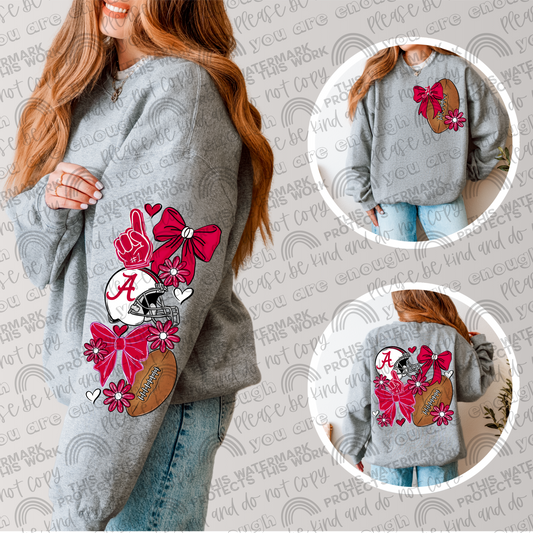 Alabama Bows with Pocket and Sleeve- 3 PNG Files