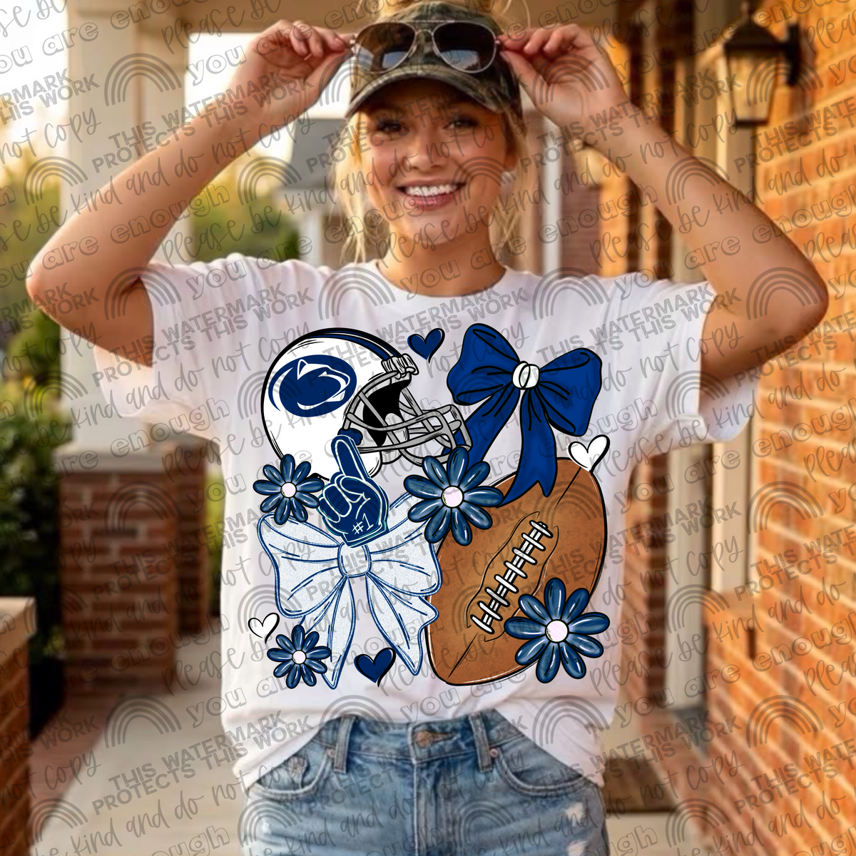 Penn State Bows with Pocket and Sleeve- 3 PNG Files