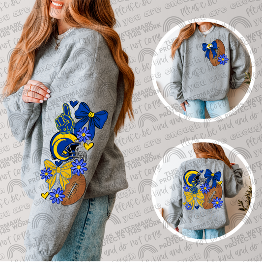 Rams Bows with Pocket and Sleeve- 3 PNG Files