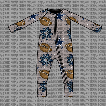 Cowboys Floral Seamless File