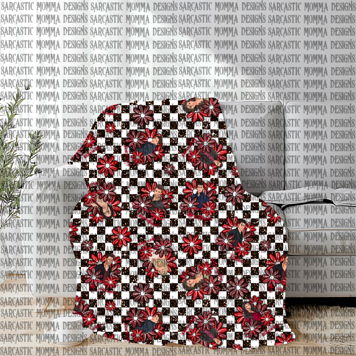 Vampire Diaries Floral Seamless File