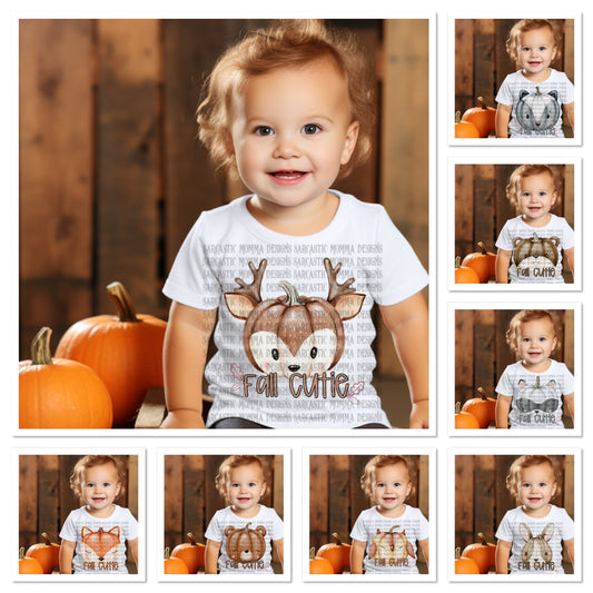 Fall Cutie Animal Pumpkins Mini Bundle