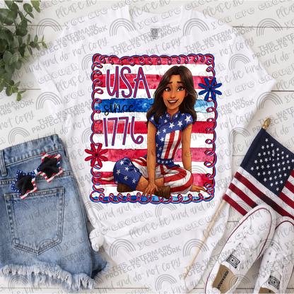 Princesses USA Since 1776 Bundle- 17 PNG Files